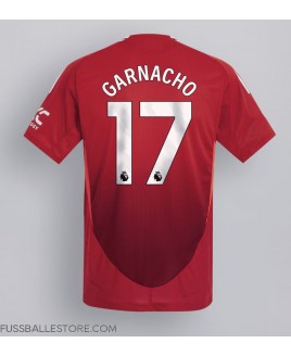 Günstige Manchester United Alejandro Garnacho #17 Heimtrikot 2024-25 Kurzarm